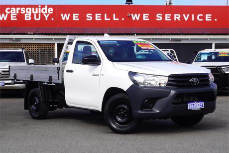 White 2021 Toyota Hilux Cab Chassis Workmate