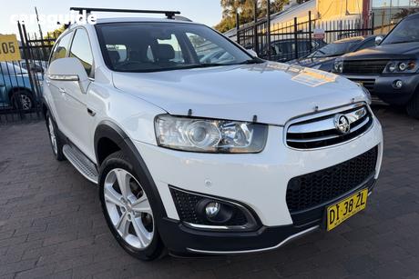 White 2014 Holden Captiva Wagon 7 Lx (4X4)