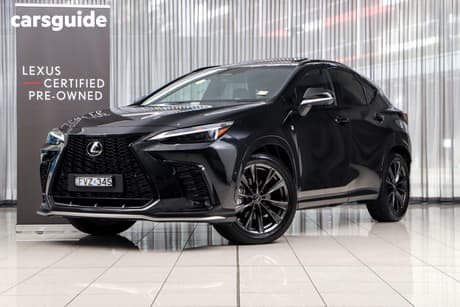 Black 2025 Lexus NX450H+ Wagon F Sport + Ep2 Phev Awd