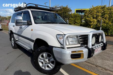 White 2004 Toyota Landcruiser Wagon Kakadu (4X4)