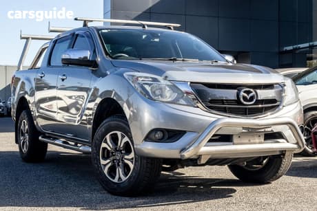 Silver 2017 Mazda BT-50 Dual Cab Utility Gt (4X4)