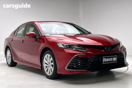 Red 2024 Toyota Camry Sedan Ascent