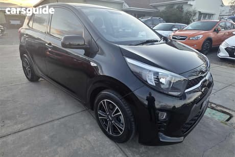 Black 2020 Kia Picanto Hatchback S (Pe)