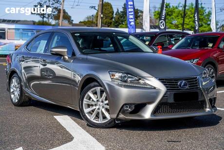Silver 2015 Lexus IS300H Sedan Luxury Hybrid