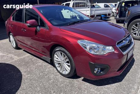 Red 2012 Subaru Impreza Sedan 2.0I-S (Awd)