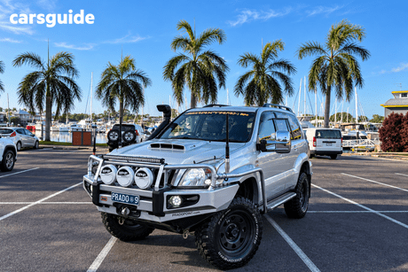 Silver 2009 Toyota Landcruiser Prado Wagon Grande (4X4)