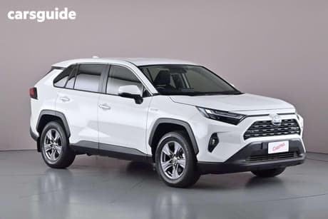 White 2023 Toyota RAV4 Wagon Gx (2Wd) Hybrid