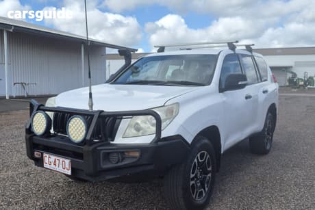 White 2010 Toyota Landcruiser Prado Wagon Gxl (4X4)