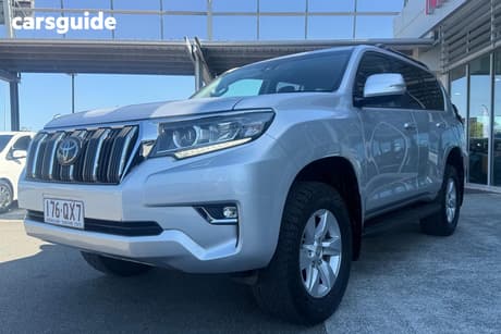 Silver 2018 Toyota Landcruiser Prado Wagon Gxl (4X4)