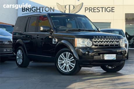 Black 2011 Land Rover Discovery 4 Wagon 3.0 Sdv6 Hse