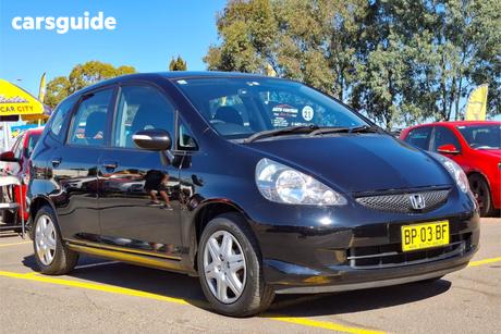 Black 2007 Honda Jazz Hatchback Vti