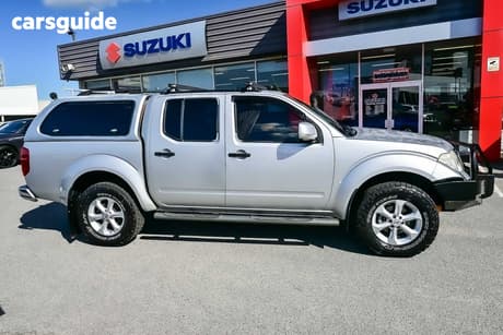 Silver 2012 Nissan Navara Dual Cab Pick-up St (4X4)