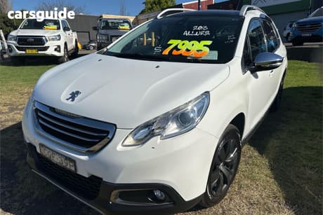 White 2013 Peugeot 2008 Wagon Allure