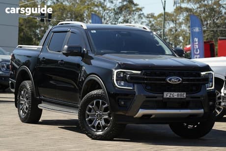 Black 2023 Ford Ranger Double Cab Pick Up Wildtrak 3.0 (4X4)