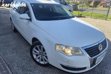 White 2007 Volkswagen Passat Wagon 2.0 Tdi