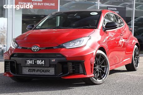 Red 2025 Toyota GR Yaris Hatchback Gts