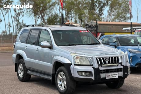 Silver 2007 Toyota Landcruiser Prado Wagon Grande (4X4)