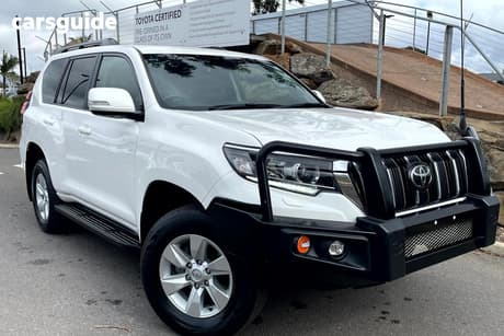 White 2023 Toyota Landcruiser Prado Wagon Gxl