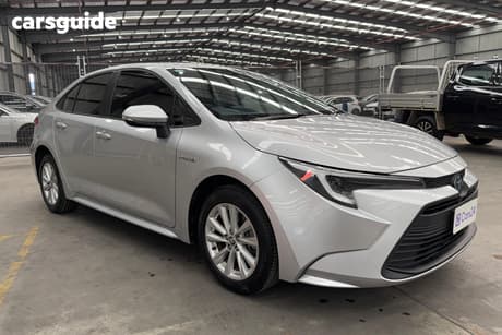 Silver 2023 Toyota Corolla Sedan Ascent Sport Hybrid