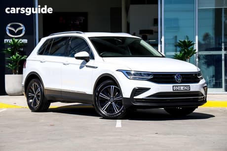 White 2022 Volkswagen Tiguan Wagon 110Tsi Life