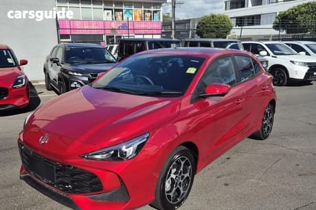 Red 2026 MG MG3 Hatchback Essence