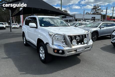 White 2016 Toyota Landcruiser Prado Wagon Gxl (4X4)