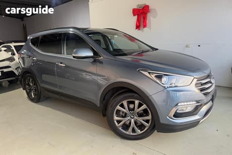 Blue 2016 Hyundai Santa FE Wagon 30 Special Edition