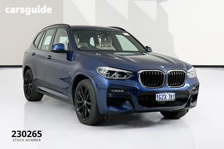Blue 2020 BMW X3 Wagon Xdrive30I M Sport