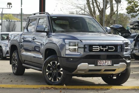 Blue 2025 BYD Shark 6 Dual Cab Utility Dual Motor Premium