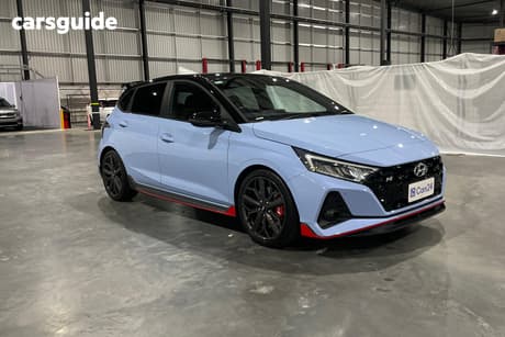 Blue 2021 Hyundai I20 Hatchback N
