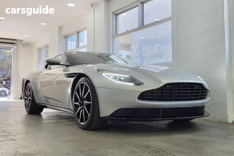 Silver 2017 Aston Martin DB11 Coupe Launch Edition
