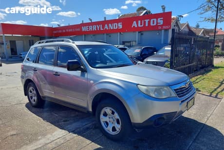Silver 2010 Subaru Forester Wagon X