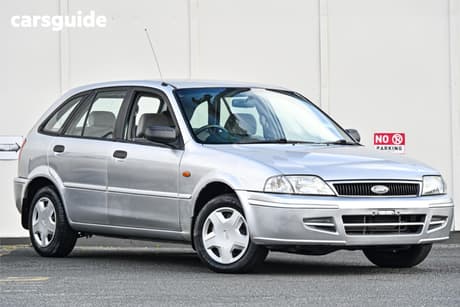 Silver 2001 Ford Laser Hatchback Lxi