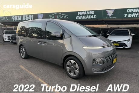 Grey 2022 Hyundai Staria Wagon