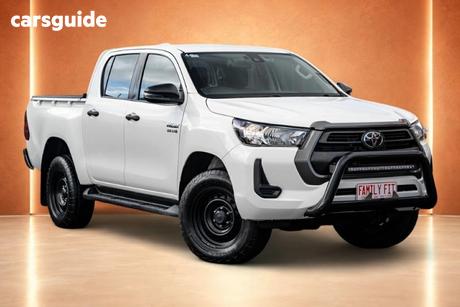 White 2021 Toyota Hilux Double Cab Pick Up Sr Hi-Rider