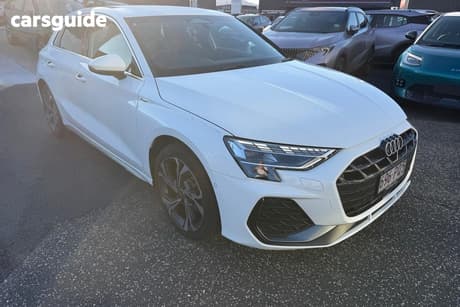 White 2025 Audi A3 Sportback 35 Tfsi S Line (Mhev)