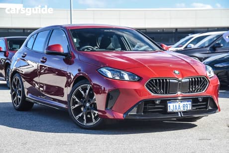 Red 2025 BMW 1 Hatch 120 M SPORT F