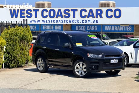 Black 2010 Mitsubishi Outlander Wagon Ls