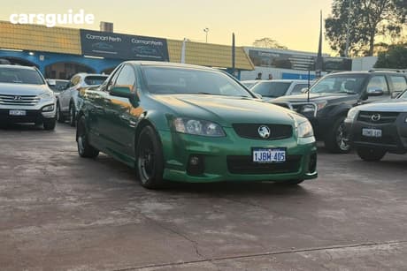Green 2011 Holden Commodore Utility Sv6
