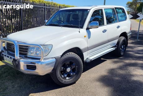 White 2006 Toyota Landcruiser Wagon Vx (4X4)