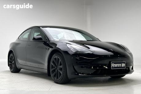 Black 2023 Tesla Model 3 Sedan Rear-Wheel Drive