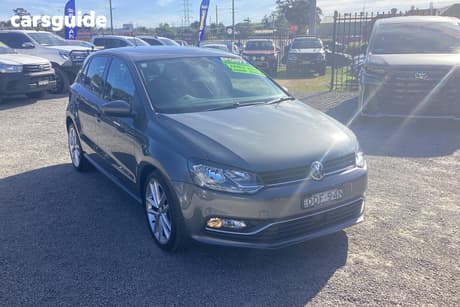 Grey 2015 Volkswagen Polo Hatch 81 TSI COMFORTLINE 6R MY16
