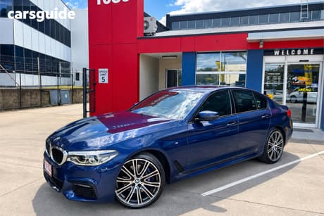 Blue 2020 BMW 530I Sedan M Sport
