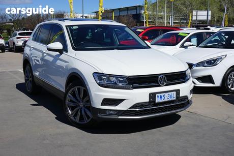 White 2018 Volkswagen Tiguan Wagon 162 Tsi Sportline