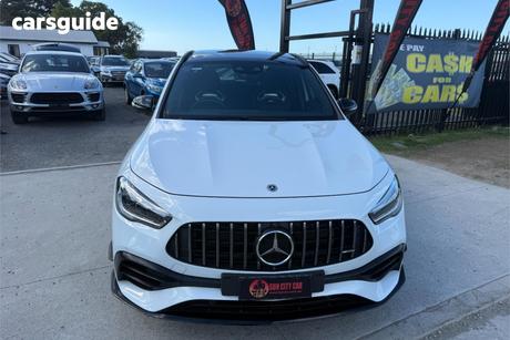 White 2023 Mercedes-Benz GLA45 Wagon S 4Matic+