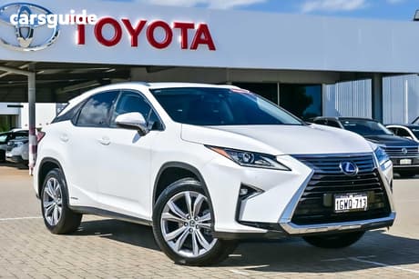White 2019 Lexus RX450H Wagon Luxury Hybrid