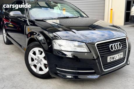 Black 2011 Audi A3 Convertible 1.8 TFSI AMBITION 8P MY11