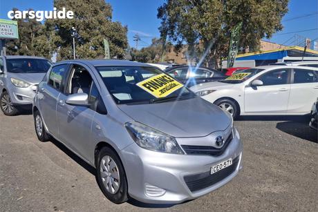 Silver 2012 Toyota Yaris Hatchback Yr
