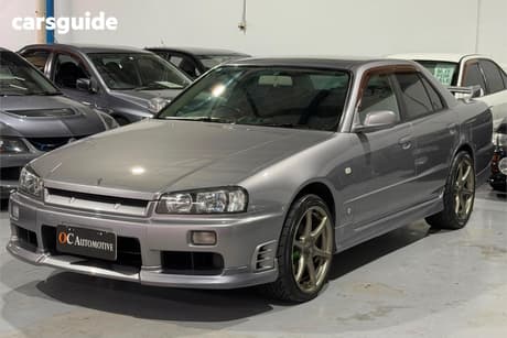 Grey 1998 Nissan Skyline Sedan GT-T