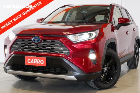 Red 2020 Toyota RAV4 Wagon Cruiser 2Wd Hybrid